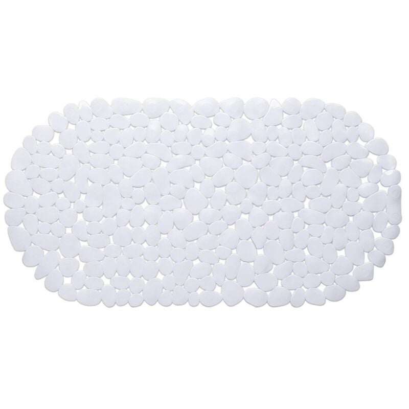 foto del prodotto tappeto da bagno antiscivolo bianco 68x35 cm