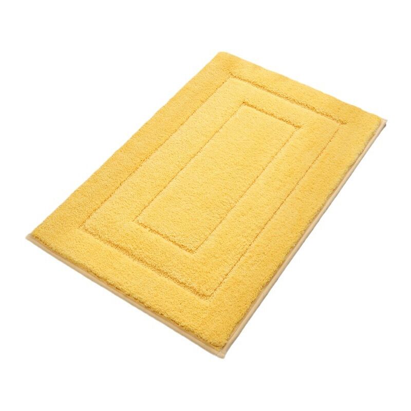 foto del prodotto tappeto da bagno antiscivolo, tappetino da bagno extra morbido, assorbente, lavabile in lavatrice 40cmx60cm giallo