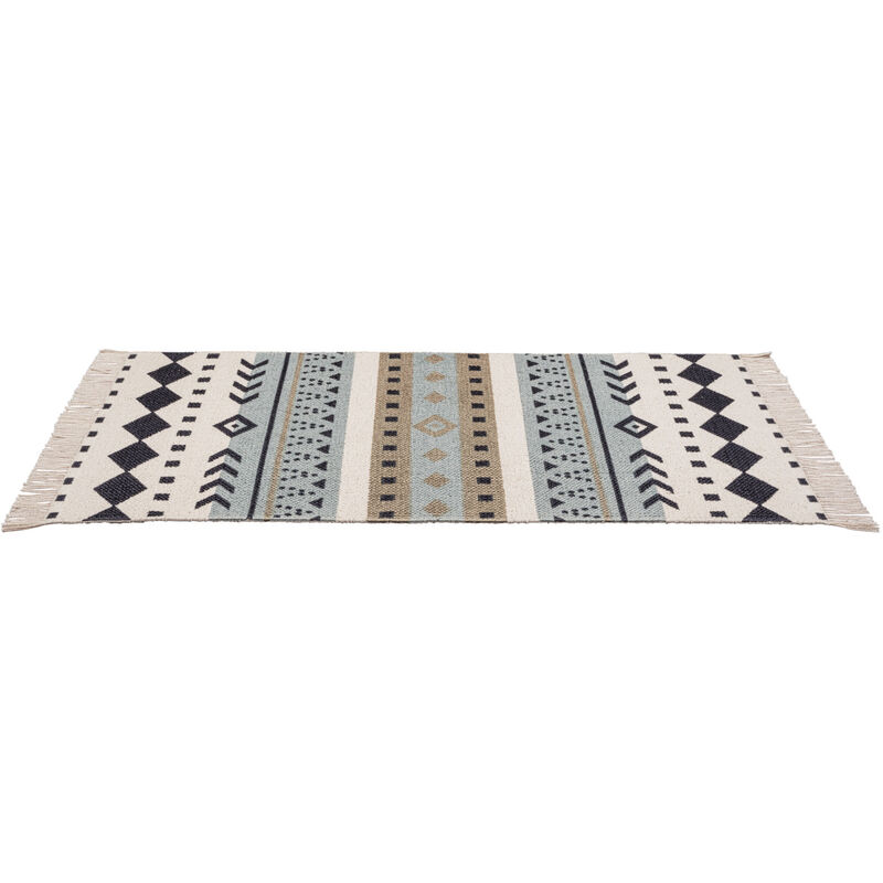 foto del prodotto tappeto da bagno bere, realizzato in cotone riciclato certificato, multicolore, cotone multicolore wenko