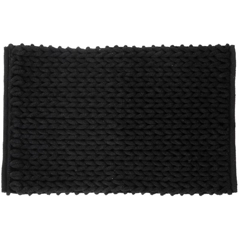 foto del prodotto tappeto da bagno colorama 50x75cm nero kohl 5five