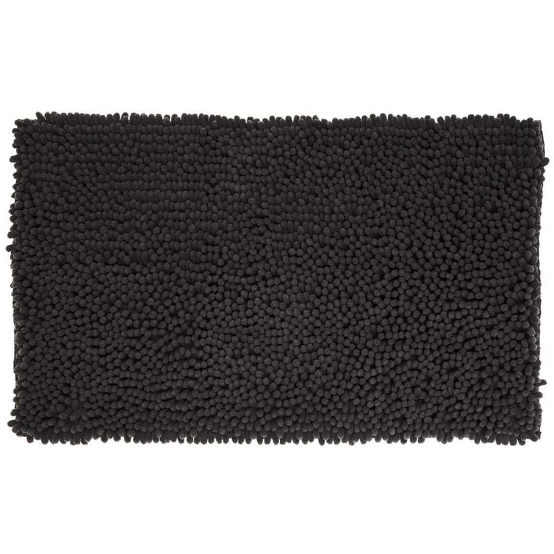 foto del prodotto tappeto da bagno colorama 50x80cm nero 5five