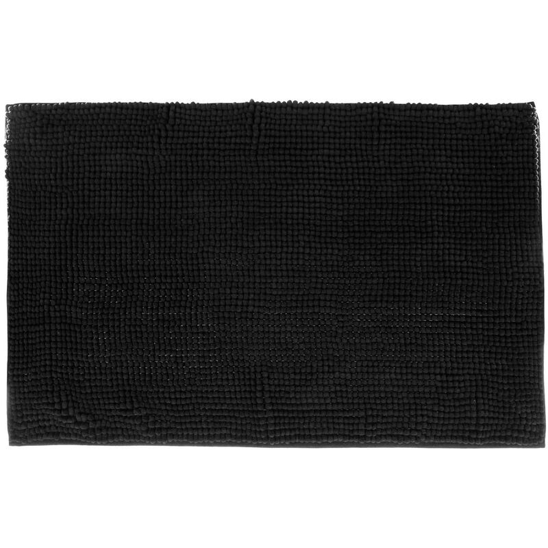 foto del prodotto tappeto da bagno colorama 50x80cm nero 5five