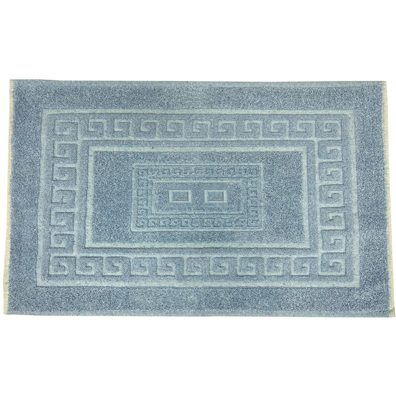 foto del prodotto tappeto da bagno disegno torino colore azzurro, misura60x120coloreazzurro