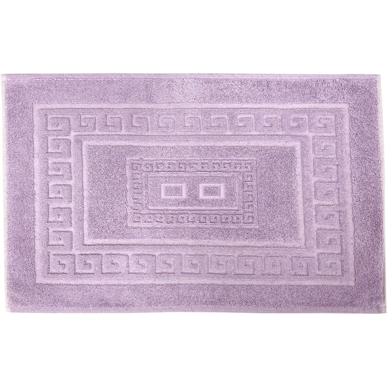 foto del prodotto tappeto da bagno disegno torino colore lilla, misura60x120colorelilla