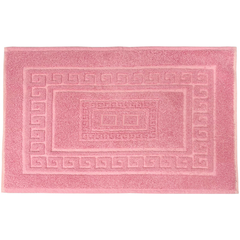 foto del prodotto tappeto da bagno disegno torino colore rosa, misura60x90colorerosa