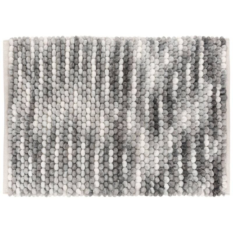 foto del prodotto tappeto da bagno grigio in cotone 75x50 cm 5five