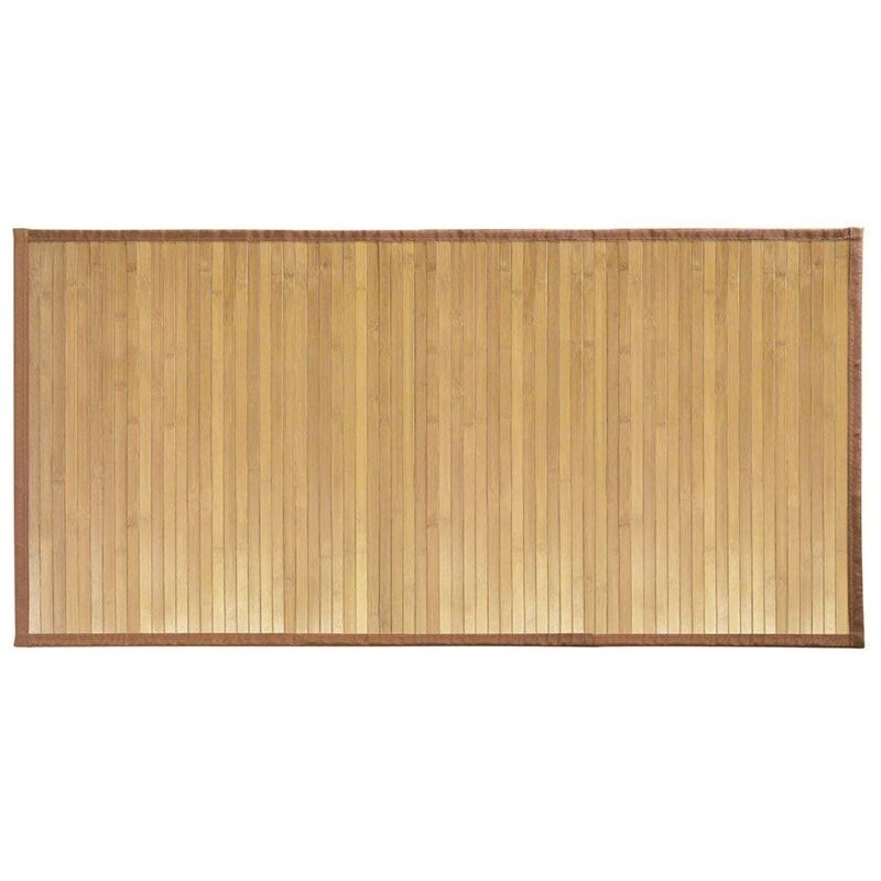 foto del prodotto tappeto da bagno in bamb marrone chiaro 122 x 61 cm