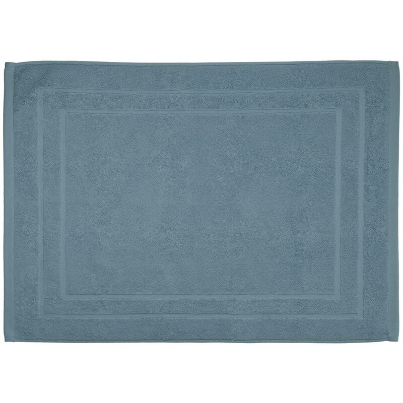 foto del prodotto tappeto da bagno praia in cotone blu tempesta 50x70cm atmosphera cr ateur d int rieur