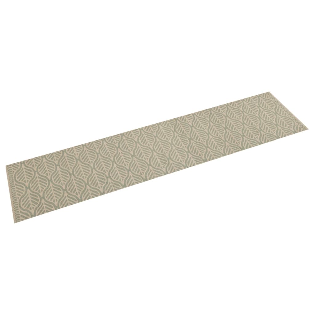 foto del prodotto tappeto da cucina lavabile foglie 60x300 cm in vellutocod mxl 91053