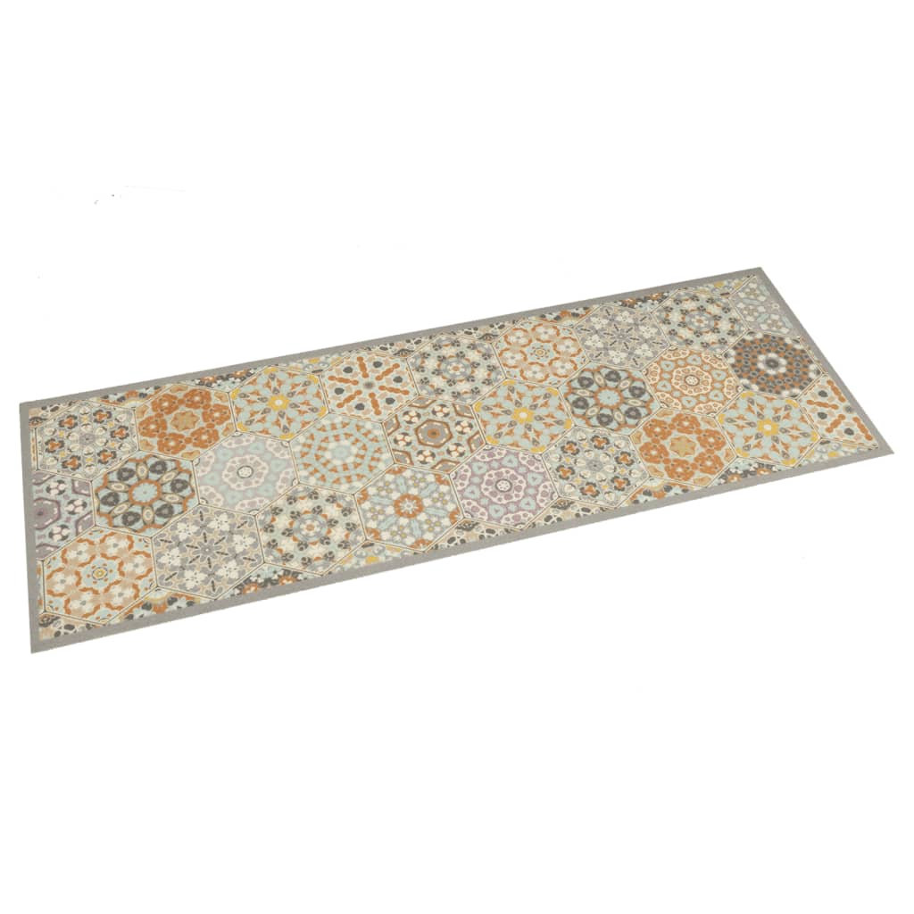 foto del prodotto tappeto da cucina lavabile pastello esagono 45x150 cm vellutocod mxl 91050