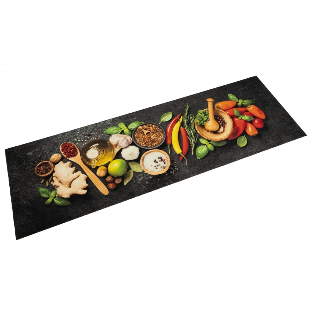 foto del prodotto tappeto da cucina lavabile spezie 60x180 cm vellutocod mxl 91049