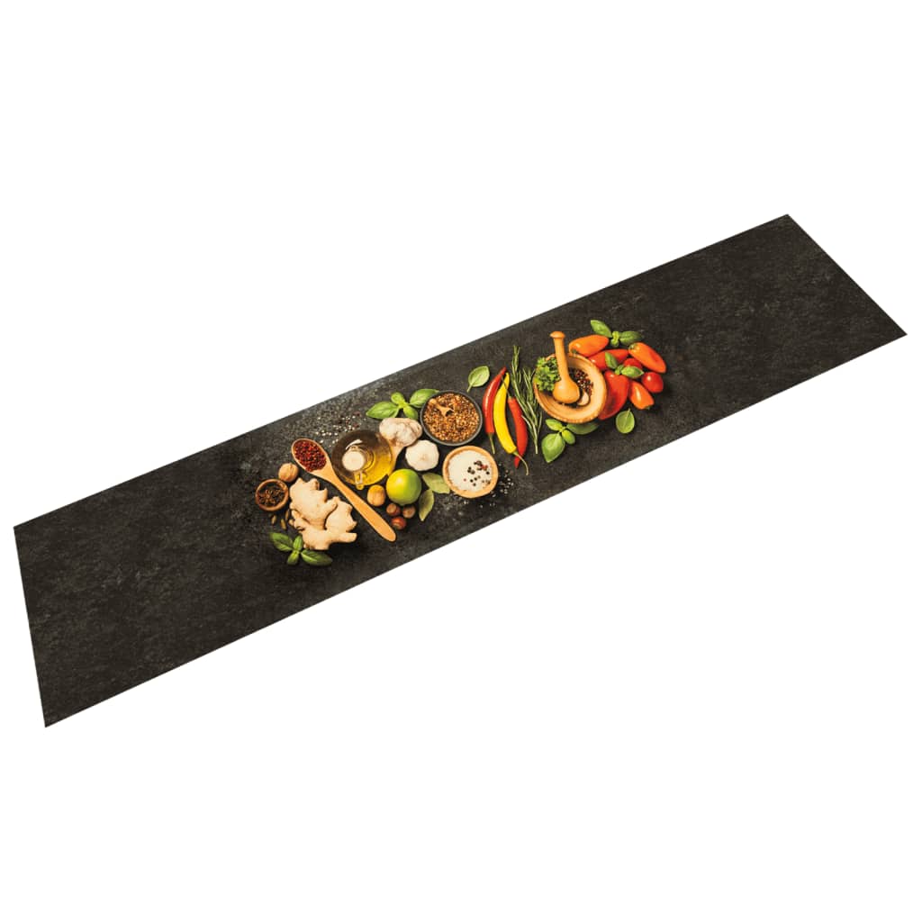 foto del prodotto tappeto da cucina lavabile spezie 60x300 cm vellutocod mxl 115025