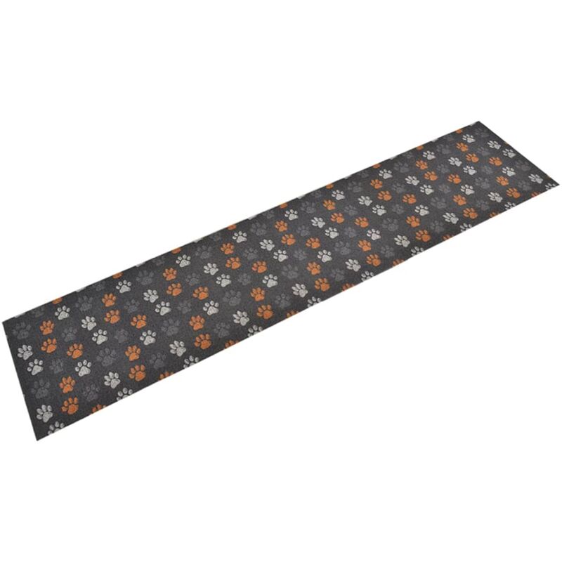 foto del prodotto tappeto da cucina lavabile zampe 60x300 cm velluto vidaxl