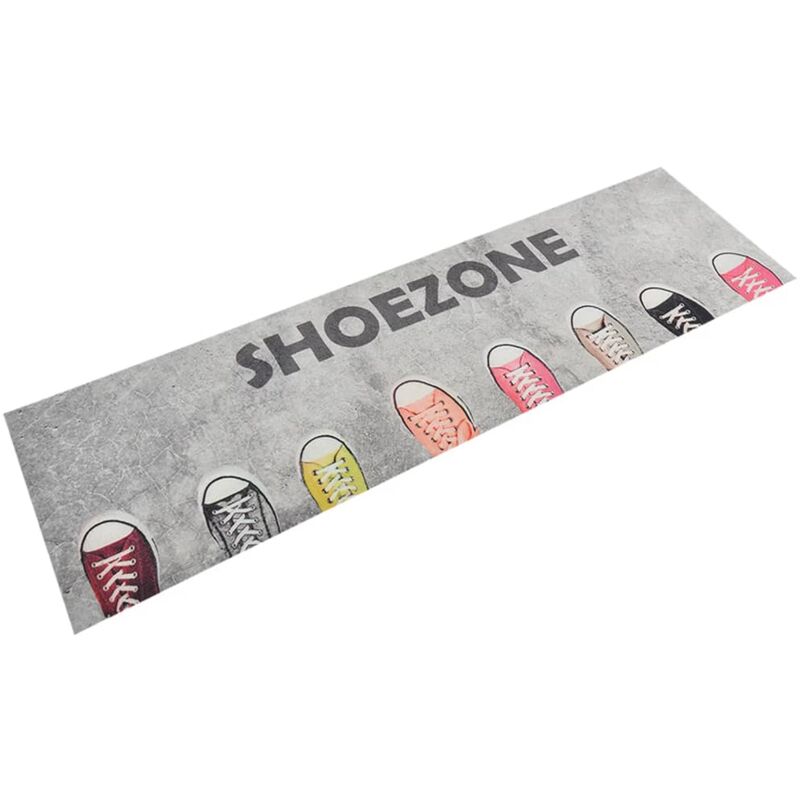 foto del prodotto tappeto da cucina lavabile zona scarpe 45x150 cm velluto vidaxl