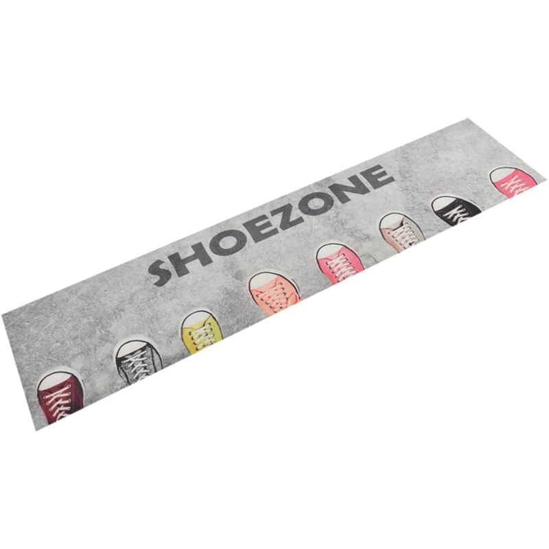 foto del prodotto tappeto da cucina lavabile zona scarpe 60x300 cm velluto vidaxl