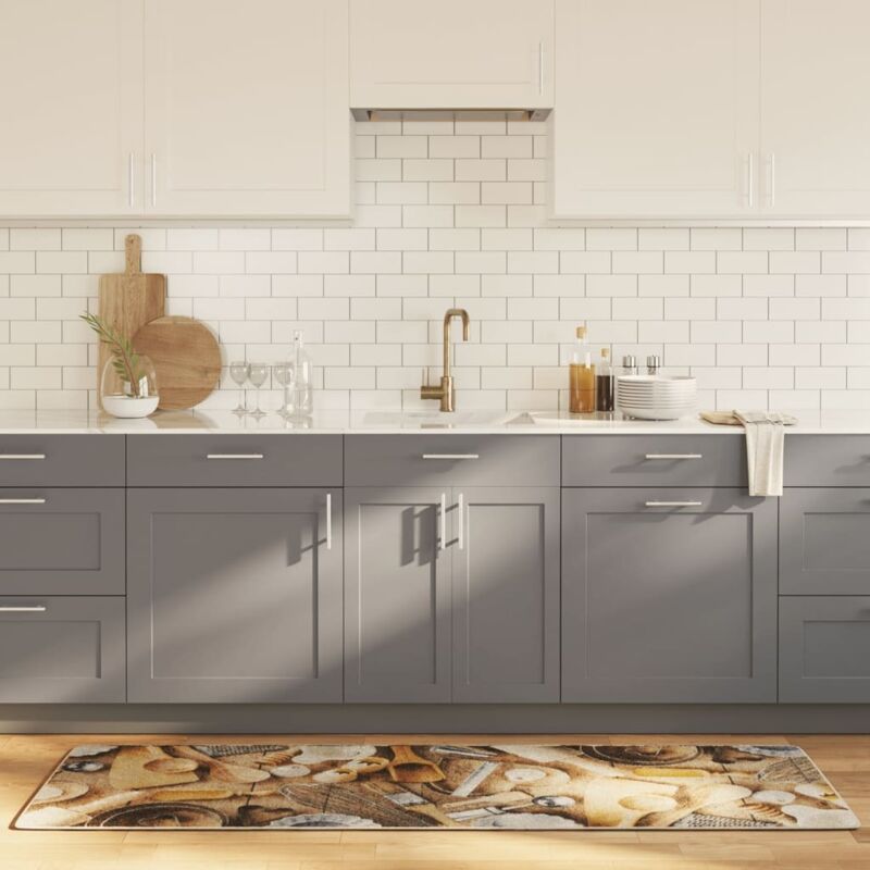 foto del prodotto tappeto da cucina multicolore 60x180 cm lavabile antiscivolo vidaxl