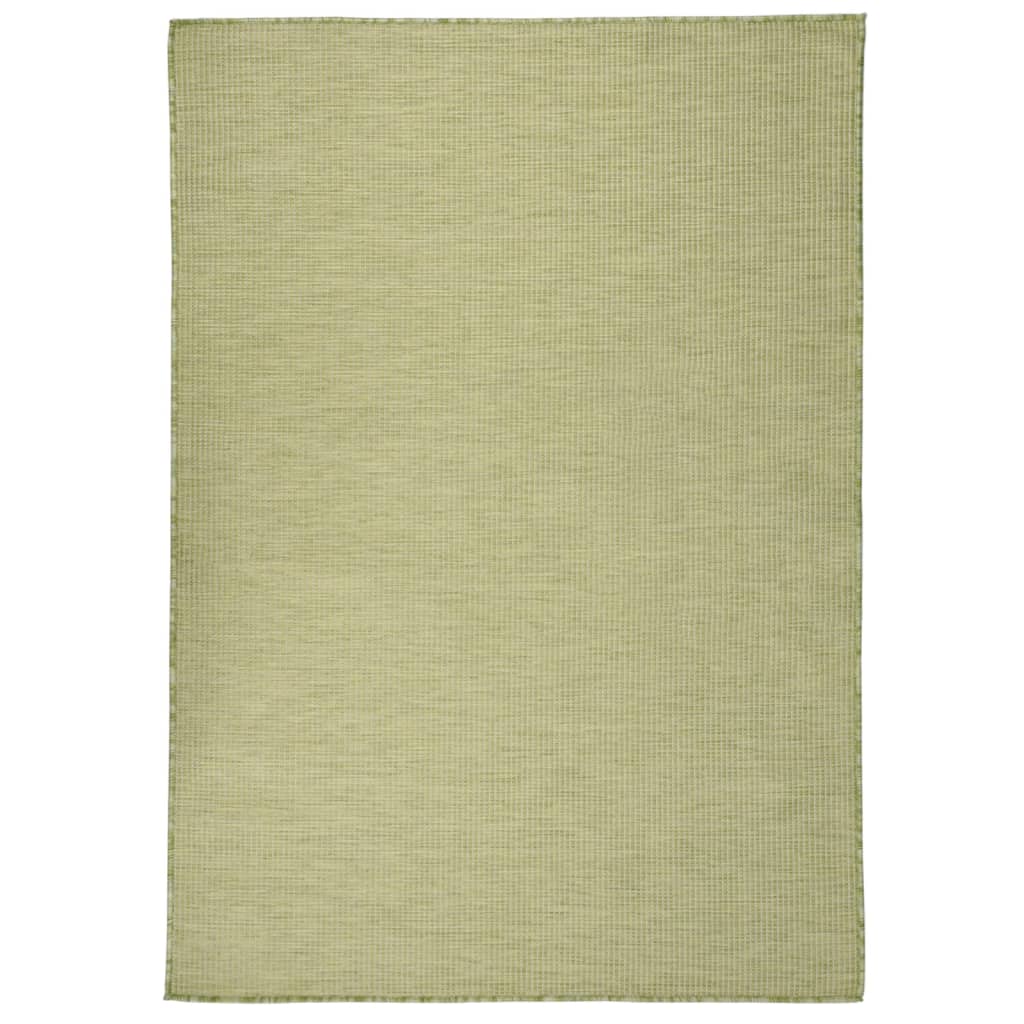 foto del prodotto tappeto da esterni a tessitura piatta 200x280 cm verde cod mxl 64910