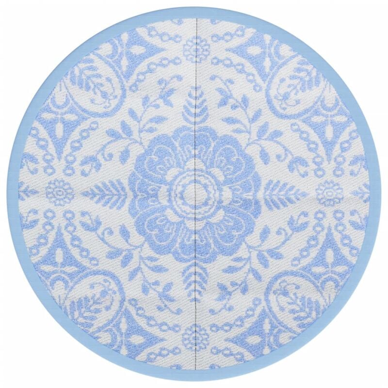 foto del prodotto tappeto da esterni arakil blu baby 160 cm in pp vidaxl