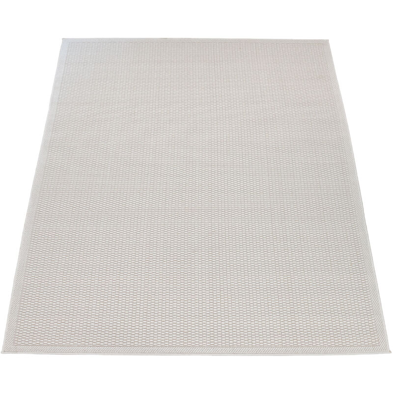 foto del prodotto tappeto da esterni per terrazza e balcone, da cucina, tinta unita, crema beige 140x200 cm paco home