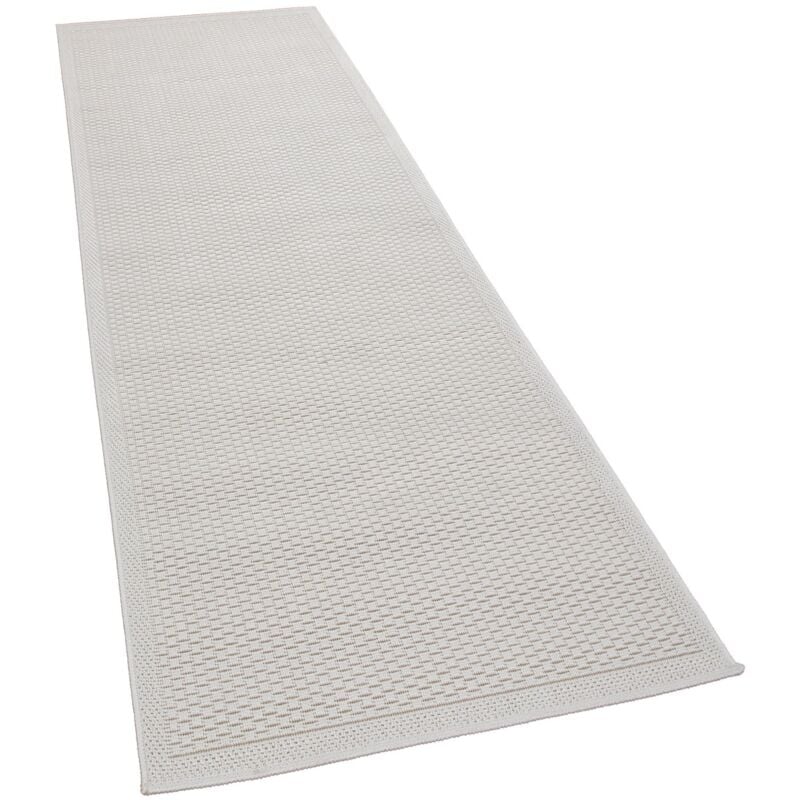 foto del prodotto tappeto da esterni per terrazza e balcone, da cucina, tinta unita, crema beige 80x200 cm paco home