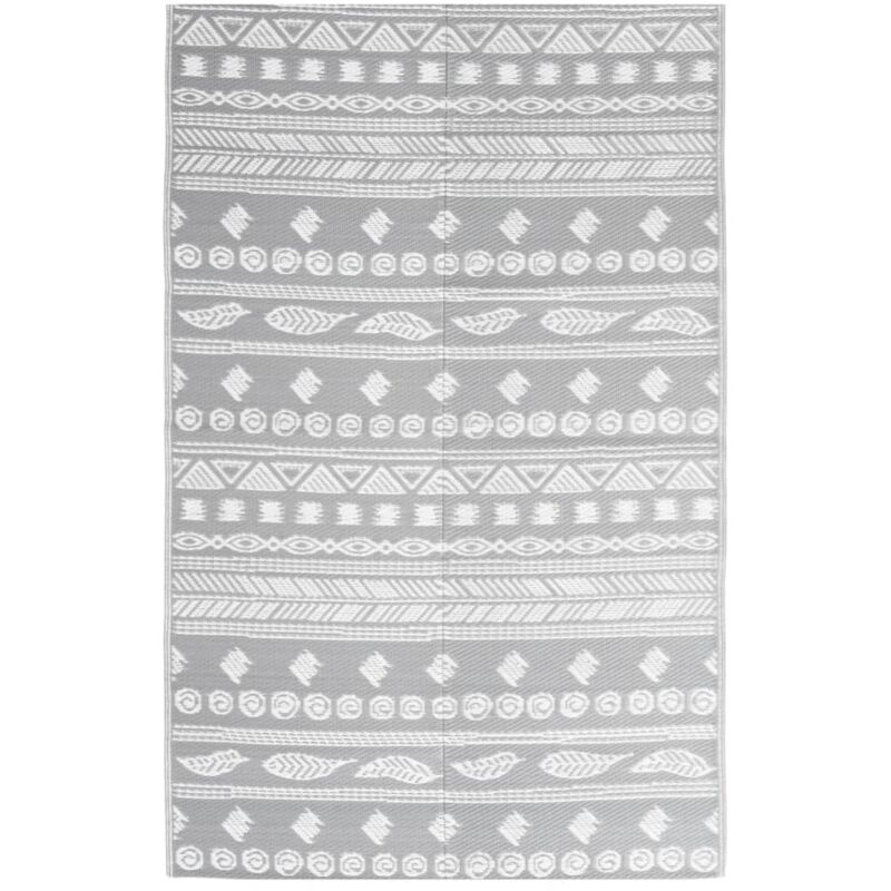 foto del prodotto tappeto da esterno arakil grigio 140x200 cm in pp - vidaxl