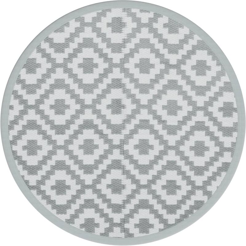 foto del prodotto tappeto da esterno arakil grigio 200 cm in pp vidaxl