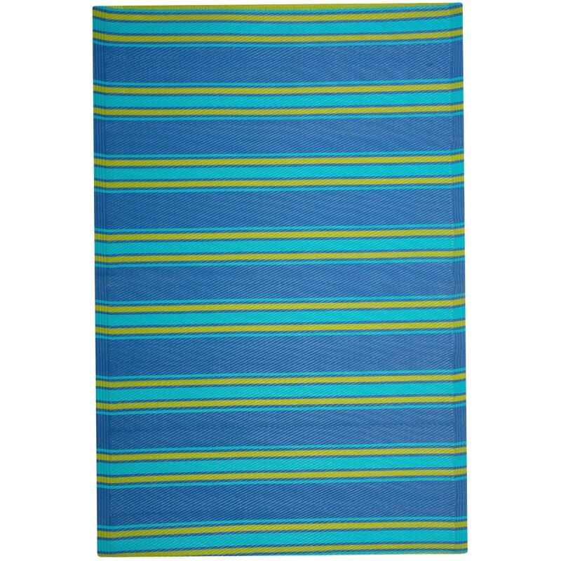 foto del prodotto tappeto da esterno azzurro 120 x 180 cm alwar