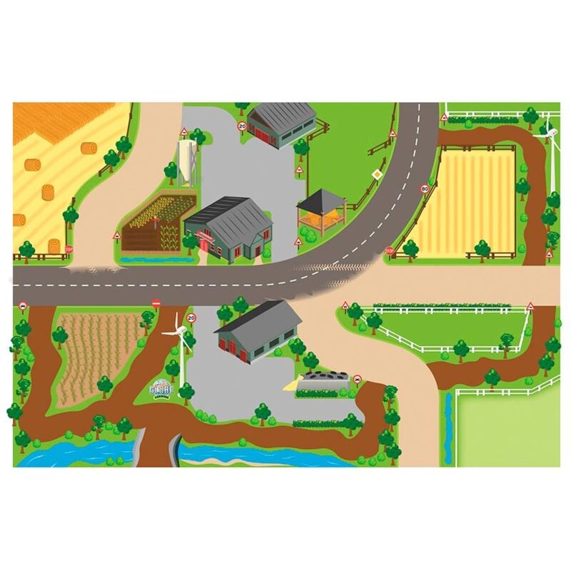 foto del prodotto tappeto da gioco fattoria xxl 100x150cm