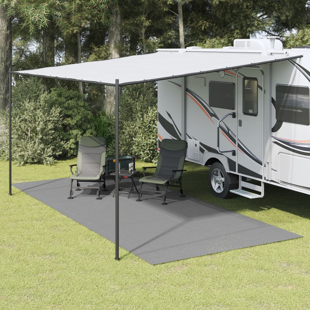 foto del prodotto tappeto da tenda antracite 5,5x2,5 m