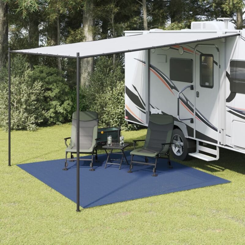 foto del prodotto tappeto da tenda blu 3x3 m vidaxl