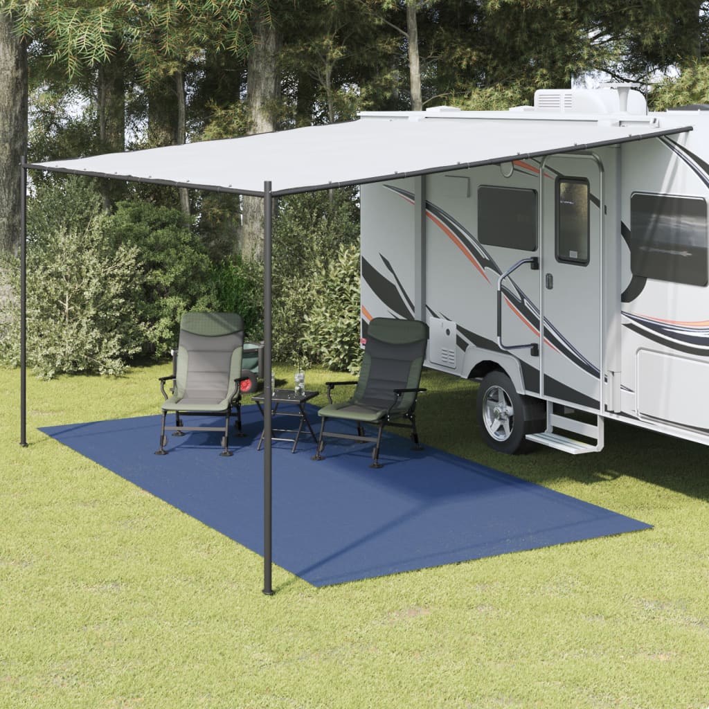 foto del prodotto tappeto da tenda blu 5x2,5 m