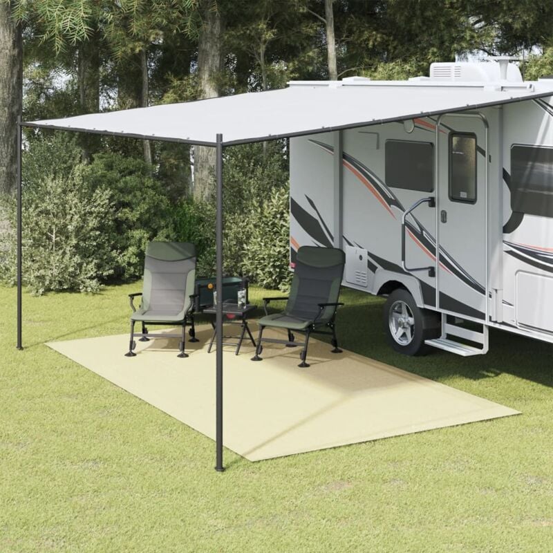 foto del prodotto tappeto da tenda crema 4x2,5 m vidaxl