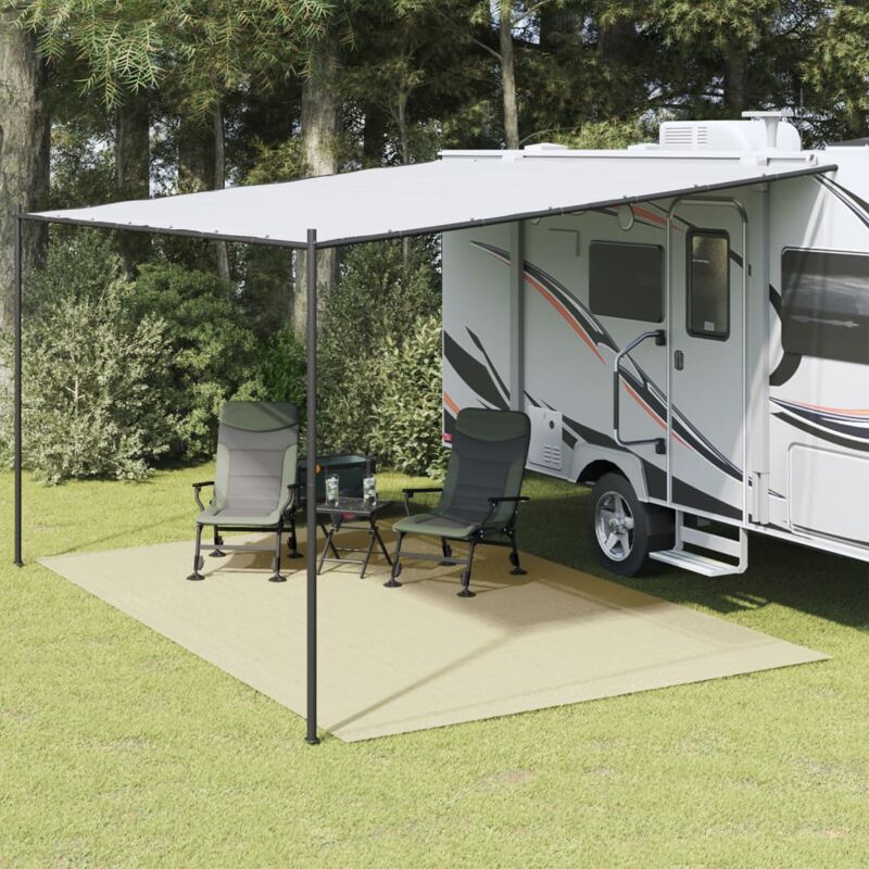 foto del prodotto tappeto da tenda crema 6x3 m vidaxl