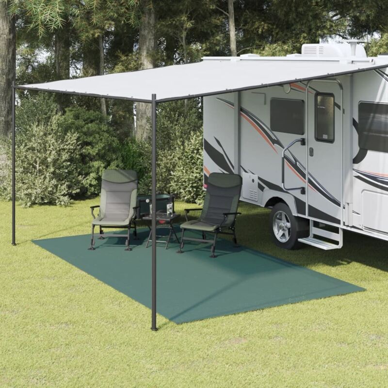 foto del prodotto tappeto da tenda verde 4,5x2,5 m vidaxl