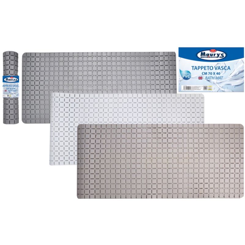 foto del prodotto tappeto da vasca antiscivolo dado 70 x 40 cm in colore assortito maury s