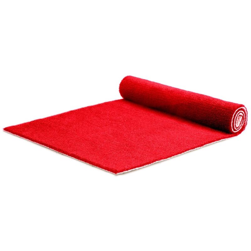 foto del prodotto tappeto dakar larghezza 100 cm spessore 5 mm rosso per metro lineare