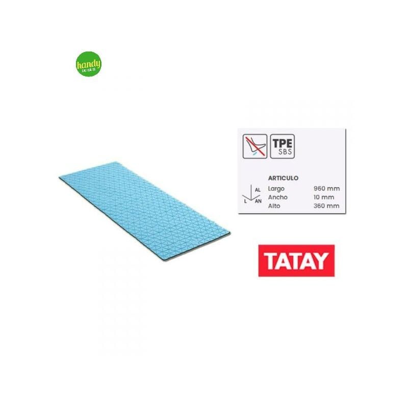 foto del prodotto tappeto diamond plasticos tatay 96x36 azzurro