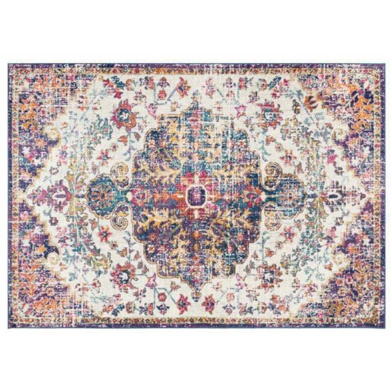 foto del prodotto tappeto dkd home decor cotone multicolore chenille 120 x 180 x 1 cm 