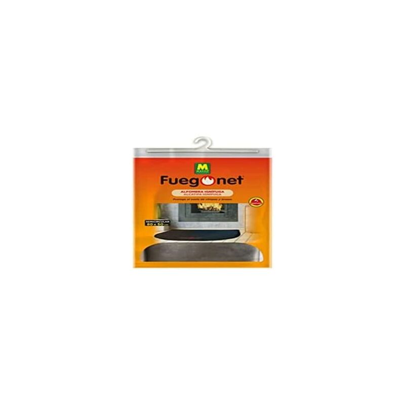foto del prodotto tappeto ignifugo semicircolare 80x50cm fuegonet 231437s mass 