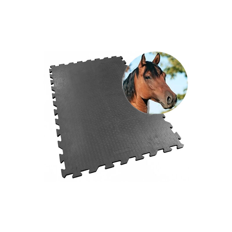 foto del prodotto tappeto in gomma per stalle 80x120 cm 20 mm puzzle