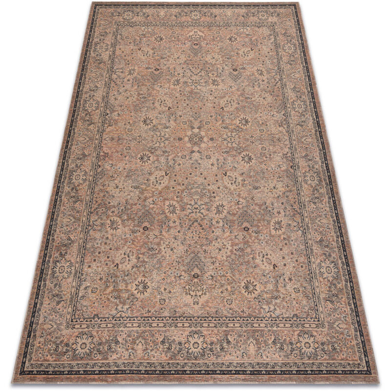 foto del prodotto tappeto in lana antigua 518 74 jf300 osta - fiori, struttura, tessitura piatta beige beige 200x300 cm
