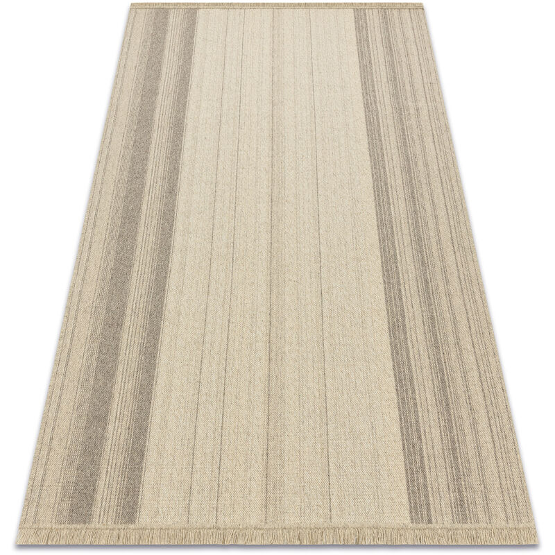 foto del prodotto tappeto in lana villa 7796 72800 strisce sizal, tessitura piatta beige beige 120x170 cm