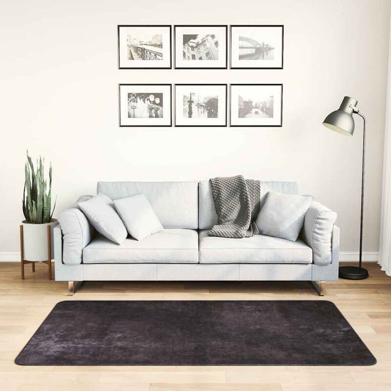 foto del prodotto tappeto lavabile 80x150 cm antracite antiscivolo - vidaxl