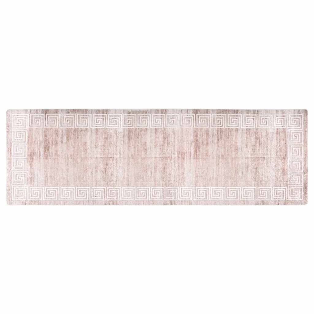 foto del prodotto tappeto lavabile 80x300 cm beige antiscivolo cod mxl 60953
