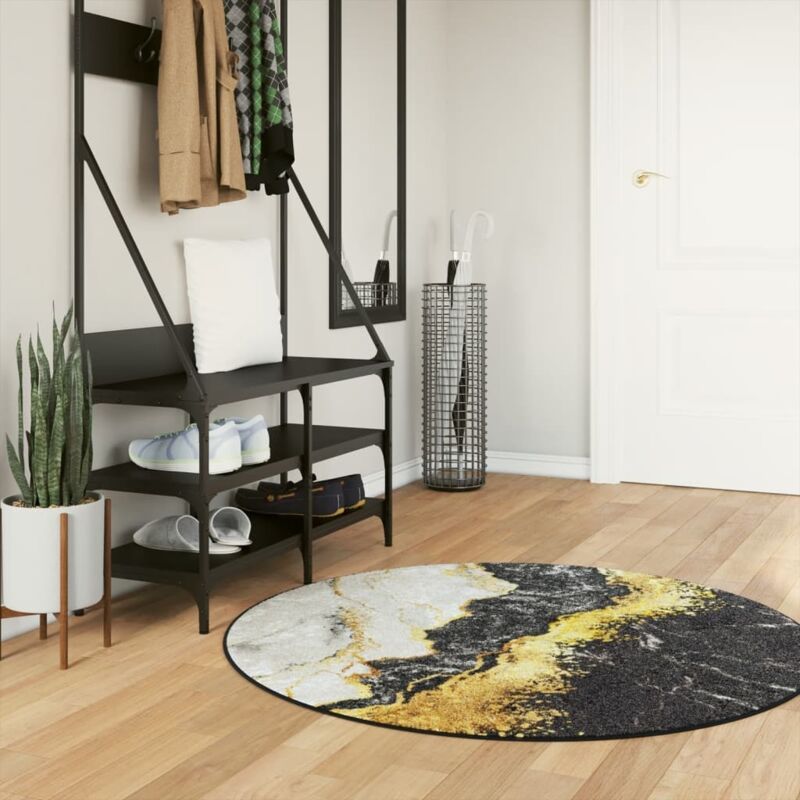 foto del prodotto tappeto lavabile multicolore 120 cm antiscivolo vidaxl