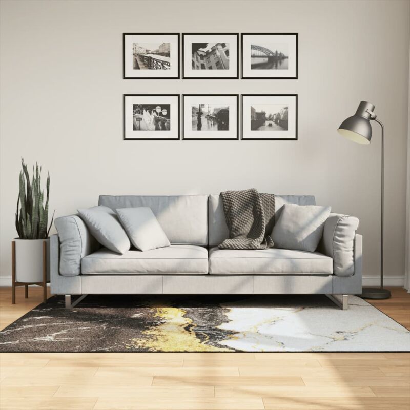 foto del prodotto tappeto lavabile multicolore 120x180 cm antiscivolo vidaxl