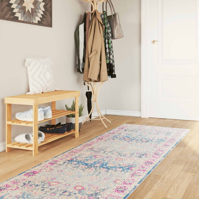 foto del prodotto tappeto lavabile multicolore 80x300 cm antiscivolo vidaxl