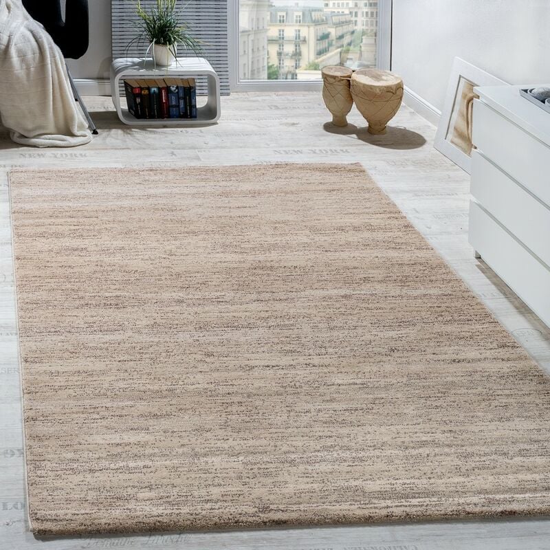 foto del prodotto tappeto moderno soggiorno pelo corto comodo a buon prezzo m lange in crema 60x100 cm paco home
