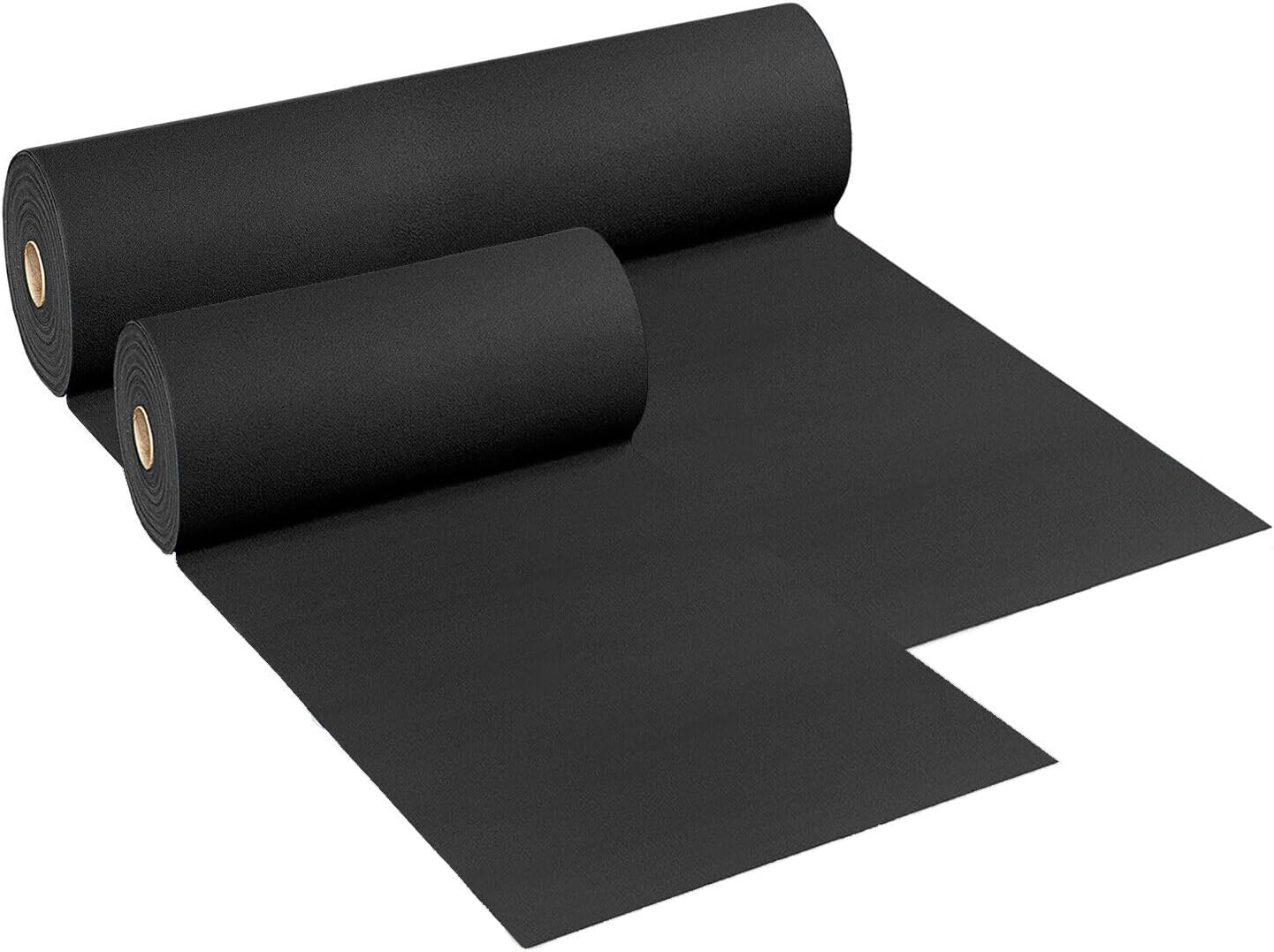 foto del prodotto tappeto moquette nera antiscivolo passatoia corridoio pavimento scale palestra locale 100x1100 cm
