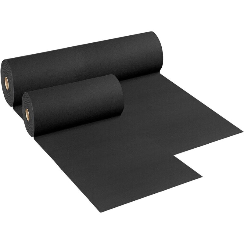 foto del prodotto tappeto moquette nera antiscivolo passatoia corridoio pavimento scale palestra locale 100x2000 cm